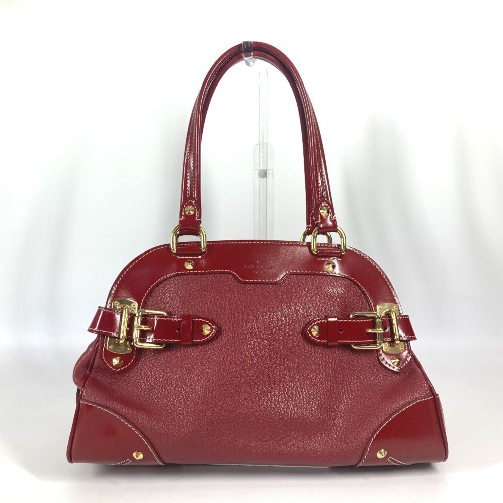 Louis Vuitton Red Leather Handbag